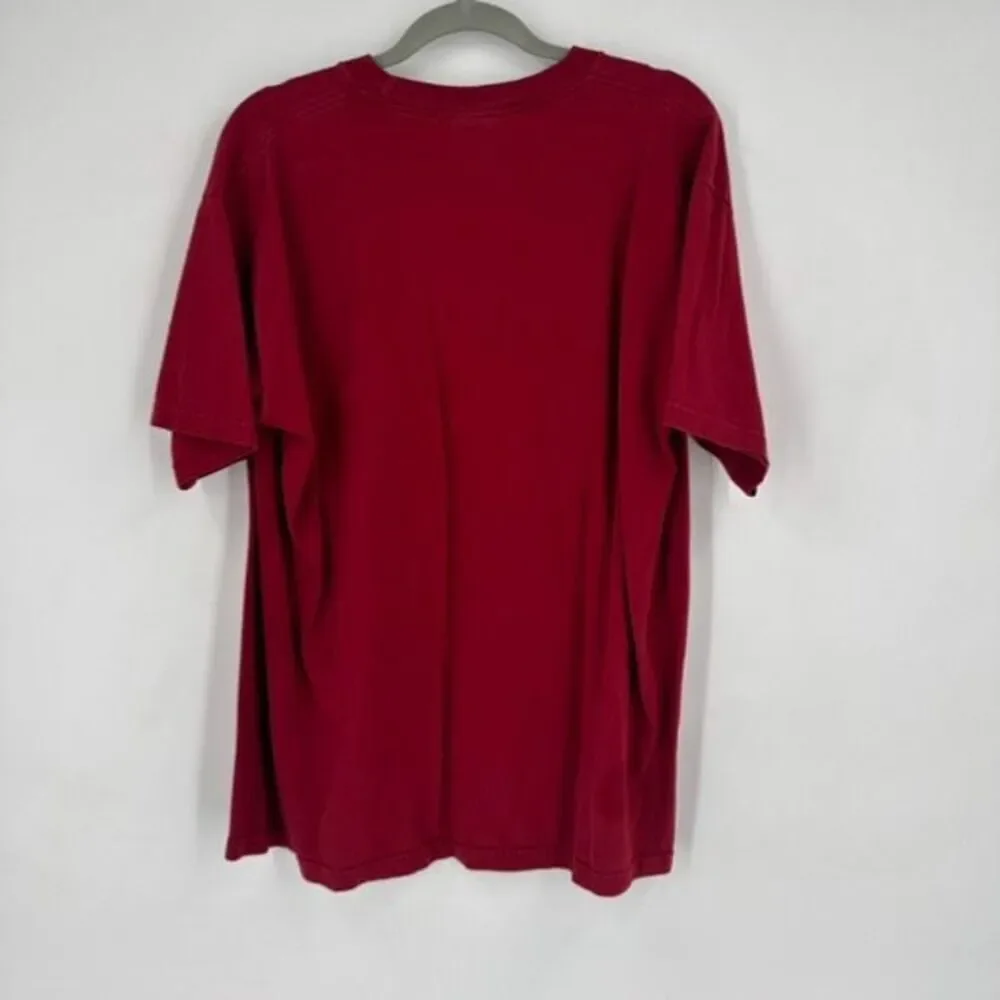North‎ Face Men’s Red Never Stop Exploring Large Adventure T-Shirt